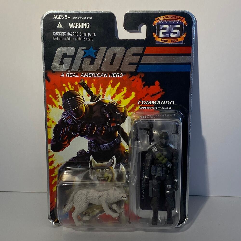 *NIB* 25th Anniversary Snake Eyes with Timber